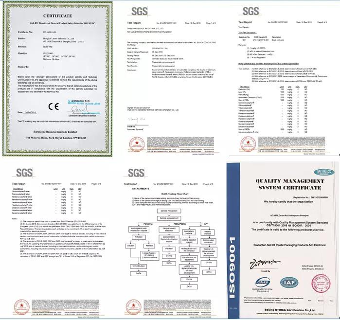 Certifikacija za ESD torbu